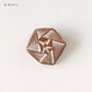 FLOWER TILE BROOCH