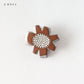 FLOWER TILE BROOCH