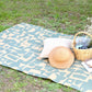[crep] PICNIC RUG / PATTERN / ブルー