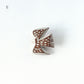 BIRD TILE BROOCH ＜WH/BR＞