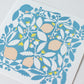 LETTER PRESS POSTER [YASUHARA CHIHIRO] YC-lemon tree
