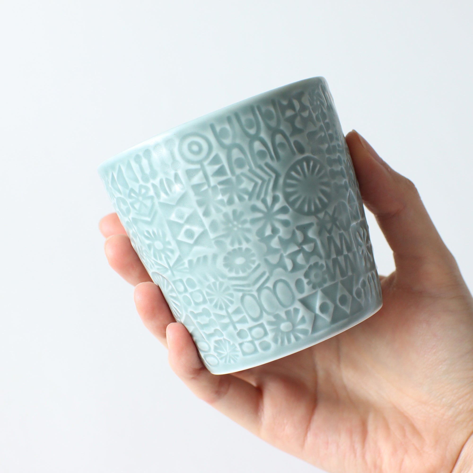 PATTERNED CUP – BIRDS' WORDS