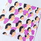 LETTER PRESS POSTER [MURATA YOSHIKO] MY-ぶどうのほっぺ、踊りだす