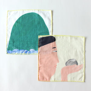 GAUZE HANDKERCHIEF [MURATA YOSHIKO] – BIRDS' WORDS