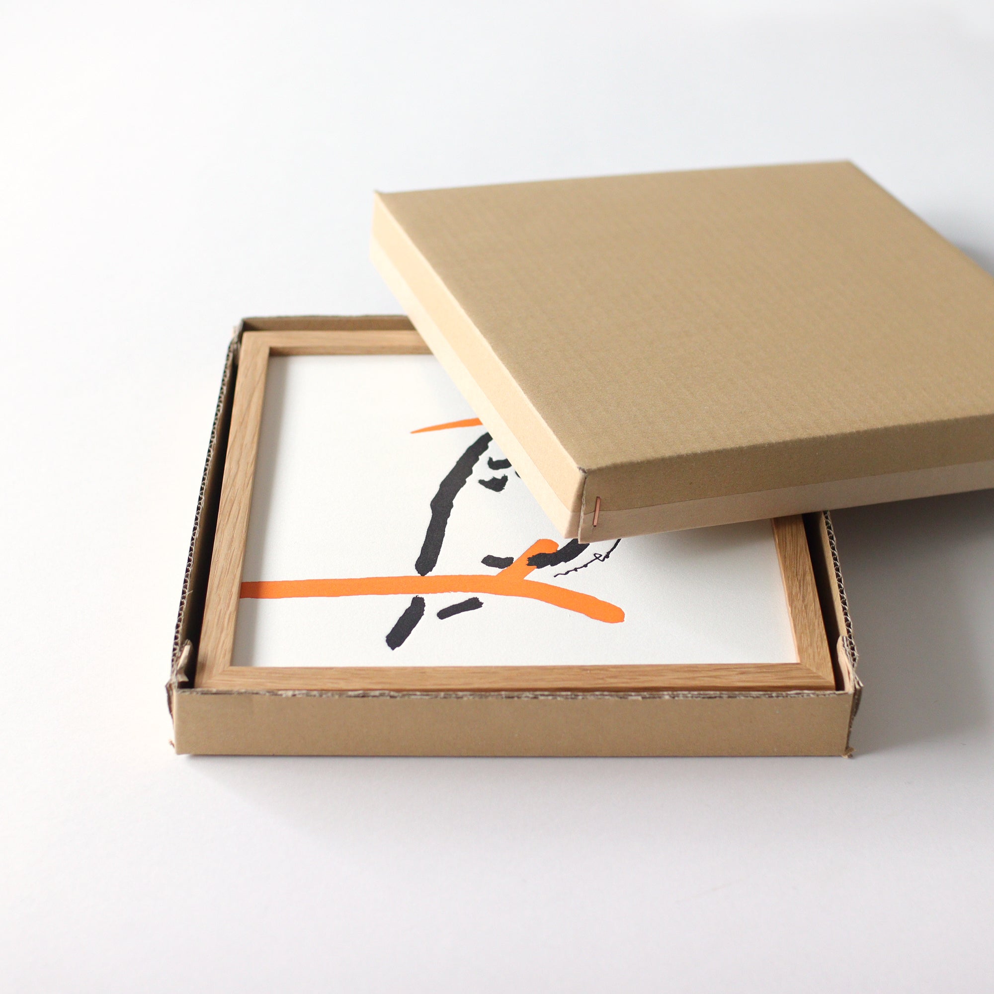 LETTER PRESS POSTER [HASHIMOTO NAOKO] HN-bird – BIRDS' WORDS
