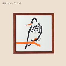 画像をギャラリービューアに読み込む, LETTER PRESS POSTER [HASHIMOTO NAOKO] HN-bird
