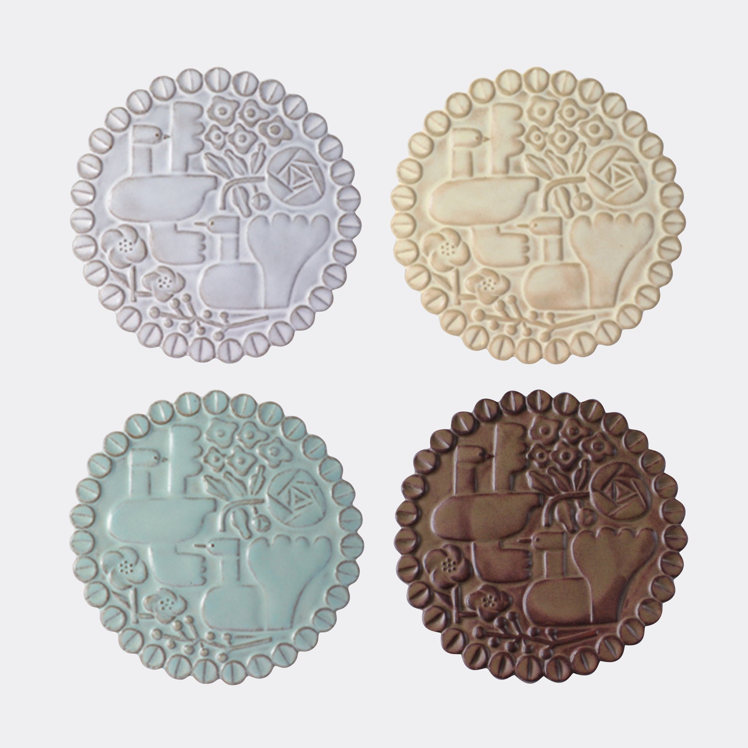 - CERAMIC RELIEF PLATE -
