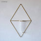 PIKE wall brass vase