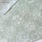 LINEN HANDKERCHIEF / BIRDS & FLOWERS