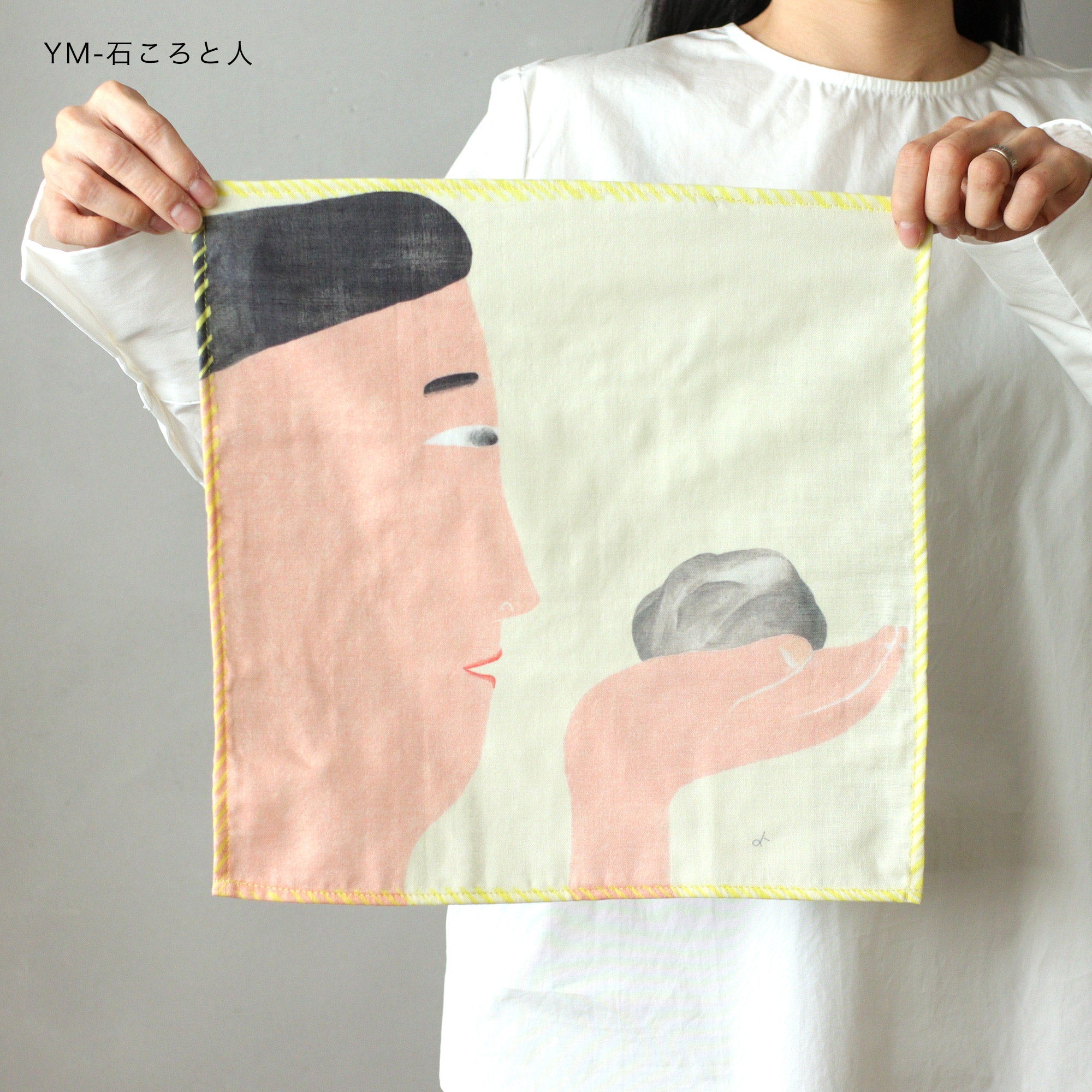 GAUZE HANDKERCHIEF [MURATA YOSHIKO] – BIRDS' WORDS