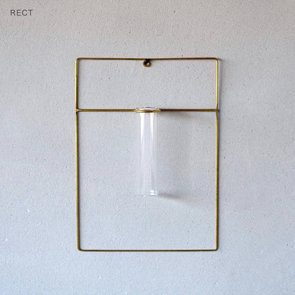 PIKE wall brass vase
