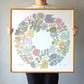 ポスター 60cm / SHABBY WREATH