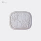 CERAMIC RELIEF PLATE / SQUARE